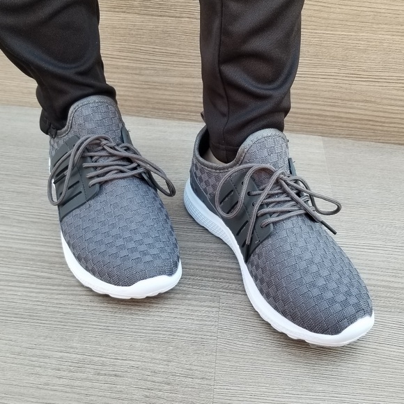 Light Weight Stylish Athletic Gray Sneakers-D - Picture 8 of 8